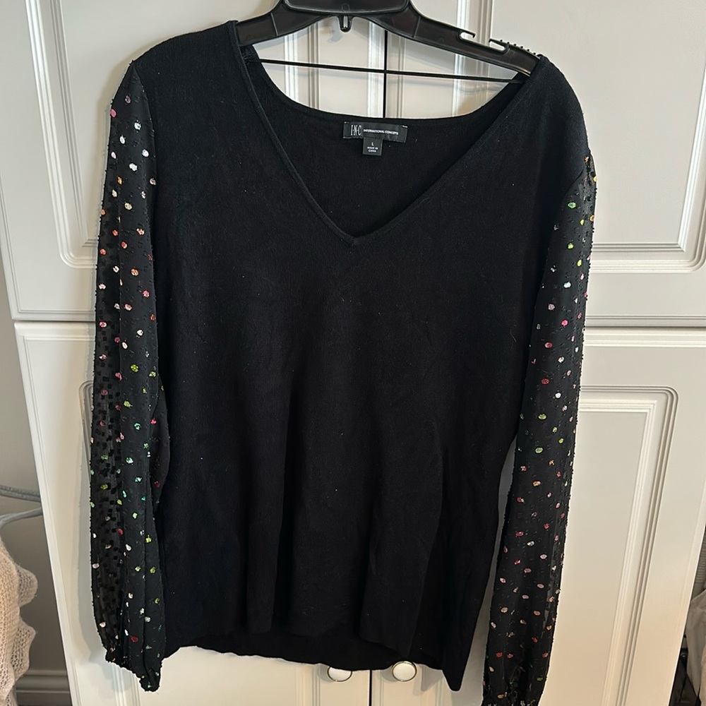 Inc long sleeve sweater